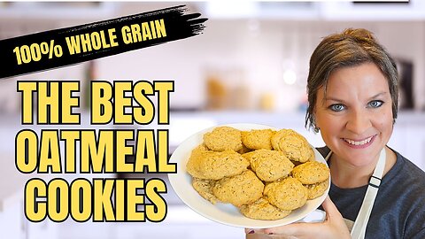 Get PERFECT WHOLE GRAIN Oatmeal Cookies Every Time