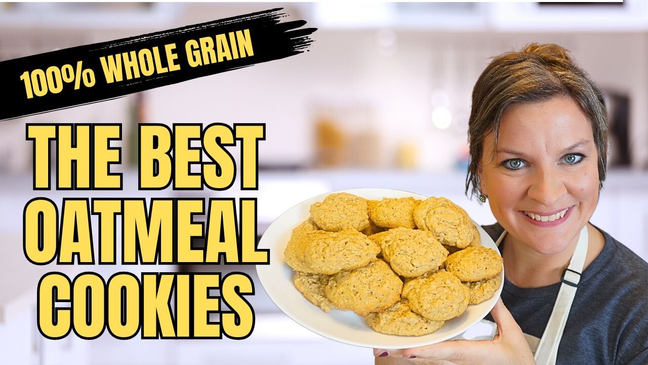 Get PERFECT WHOLE GRAIN Oatmeal Cookies Every Time