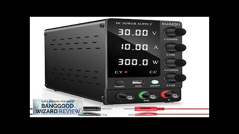 KUAIQU SPS-C Series Adjustable Voltage Power Supply Precision Control from 0-120V Voltage Review