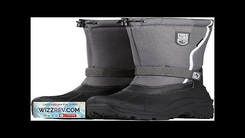 FREE SOLDIER Mens Snow Boots Insulated Waterproof Winter Shoes Nonslip Outdoor Footwear Review