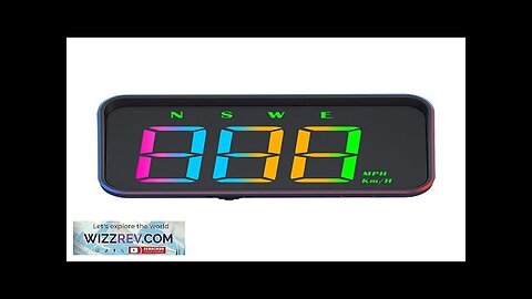 M2s Speedometer HUD Car Head-up Display Car Beidou GPS Tester Multi-function HD Review