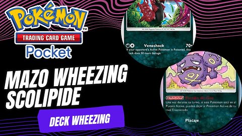 Mazo Scolipide Wheezing Pokemon TCG pocket