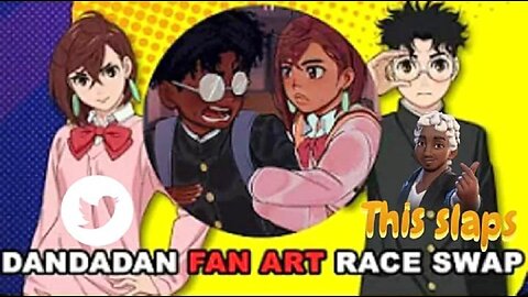 People Triggered Over DanDaDan Black Fan Art