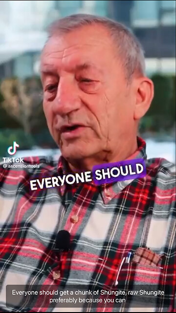 Everyone should get a chunk of SHUNGITE