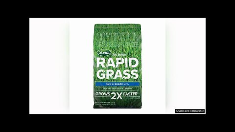 Scotts Turf Builder Rapid Grass Sun and Shade Mix, Combination Seed Review