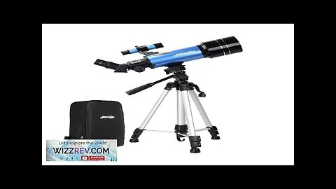 US Direct AOMEKIE AO2002 400/70mm Refractor Adult Astronomical Telescope with Phone Review