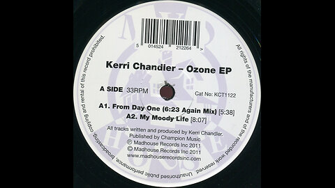 Kerri Chandler: Ozone EP [KCTDL1122] [2011]