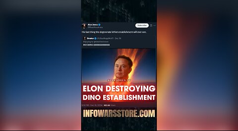 Elon Musk Will Destroy The Establishment With Doge - Alex Jones on X