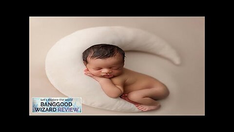 Newborn Photography Props Moon-shape Pillows With Stars Full-moon Baby Photo Shoot Review