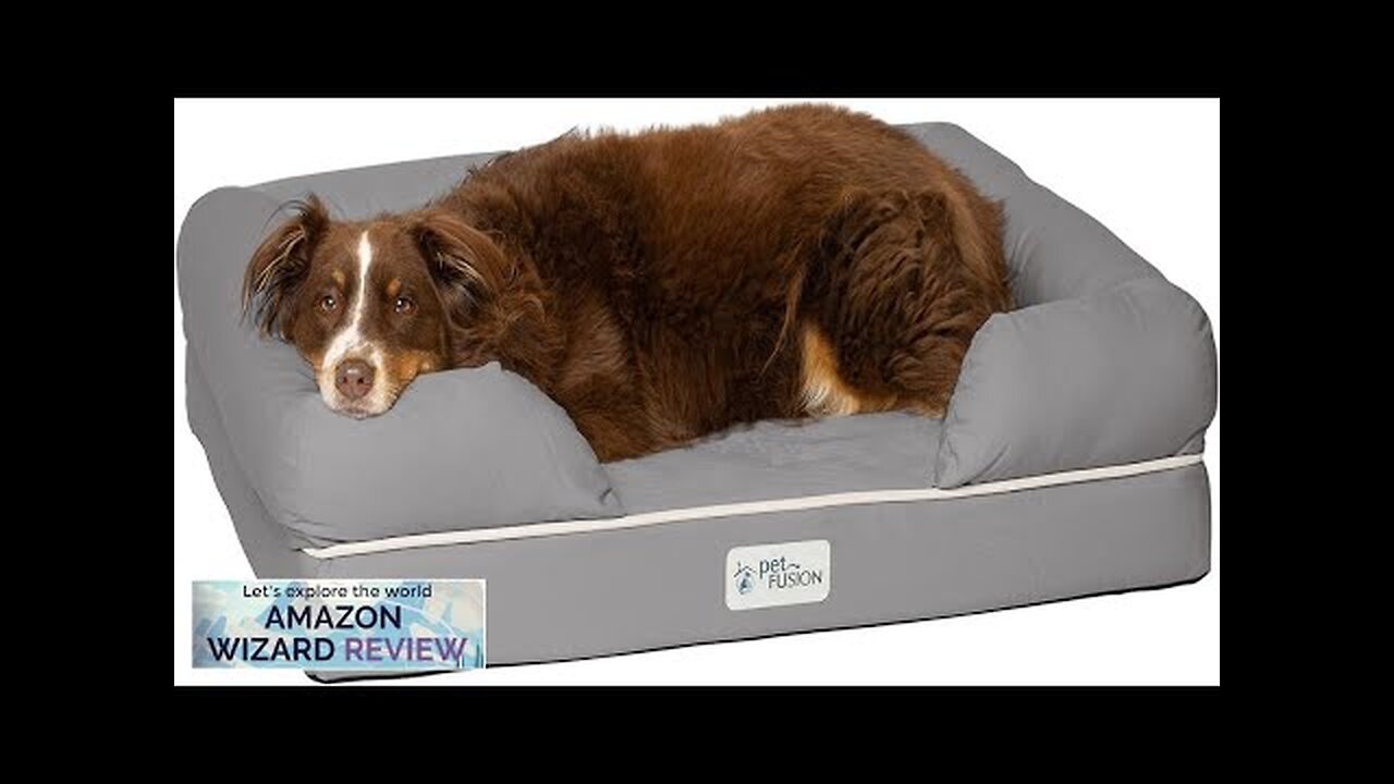 PetFusion Ultimate Dog Bed Orthopedic Memory Foam Multiple Sizes and Colors Medium Review