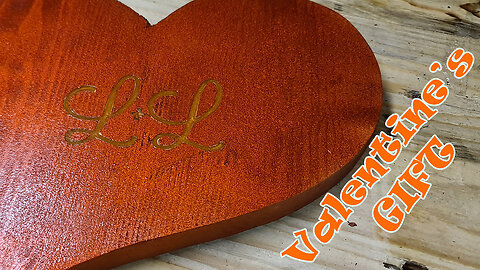 DIY Wood & Epoxy Heart – The Perfect Valentine's Day Gift!