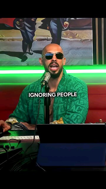 Andrew tate ignoring people on your way to success
