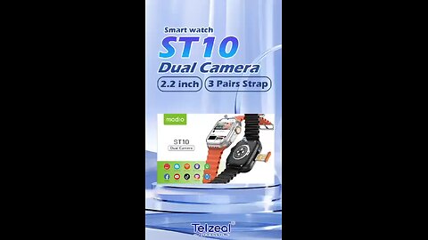 ST 10 Dual Camera Smart Watch