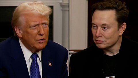 Trump and Musk questioned about people trying to make them hate each other