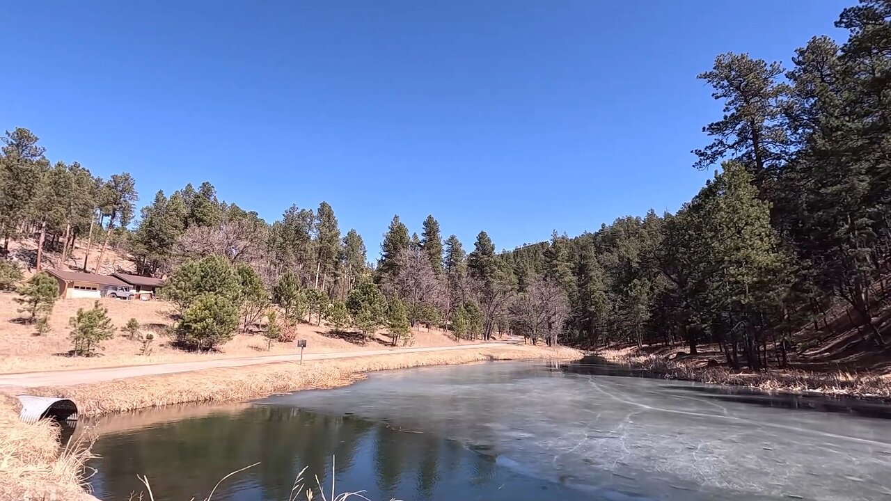 Small fishing pond