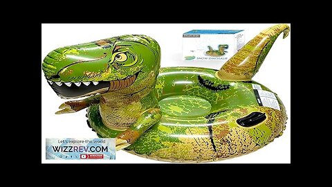 Dinosaur Snow Tube FindUWill 64.9 inch Large Inflatable Snow Sled with Handles Review