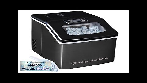 Frigidaire EFIC452-SSBLACK XL Maker Makes 40 Lbs. of Clear Square Ice Cubes Review