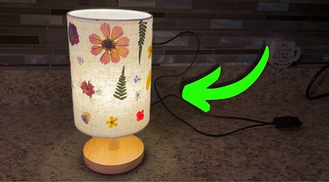 What I Love About This Pressed Flower Lamp