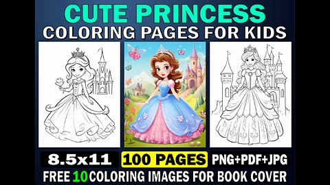 100Cute-Princess-Coloring-Pages-for-Kids-2025