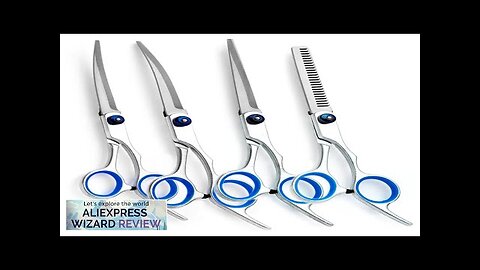 Professional Dog Grooming Scissors with Safety Round TipsHeavy Duty Titanium Stainless Review