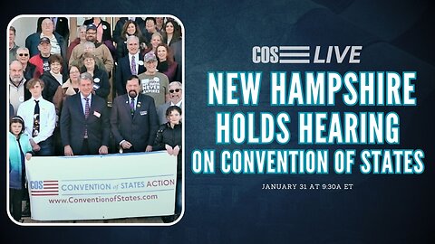 New Hampshire House Hears Public Testimony | COS LIVE