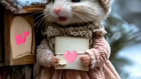 A cute rat searching for love 🥺😘✨