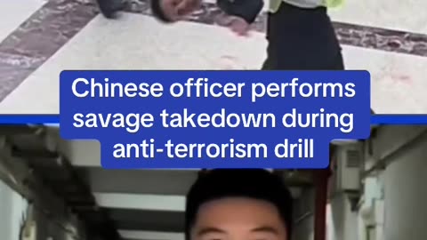 “Chinese Police Officer Delivers Epic Savage Takedown!”