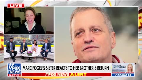 Anne Fogel reacts to the release of her brother, Marc, from a Russian prison after being wrongfully detained since 2021