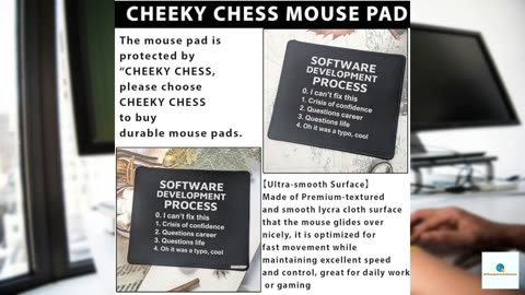 CheekyChess Software Development Process Mouse Pad