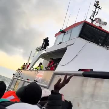 Another load of illegal migrants being taxied into Britain by the so-called ‘Border