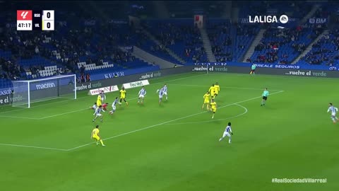 real-sociedad 1 vs 0 villarreal la liga