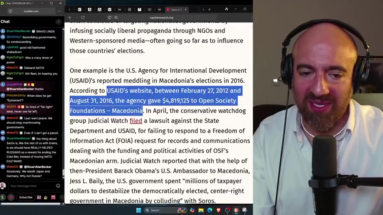 USAID, Obama, Soros..