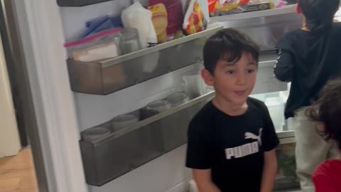 Boy Gets Tongue Stuck To Ice Box