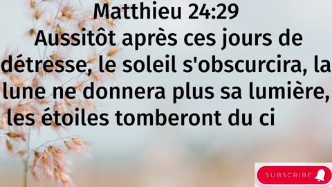 "Les Signes de la Fin des Temps et le Retour de Christ" Matthieu 24:1-51.#shorts #jesus #youtube #yt