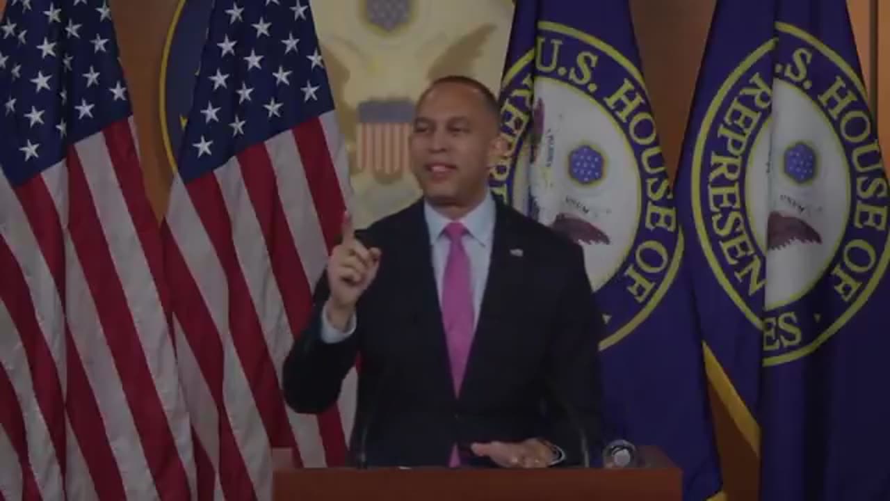 Hakeem Jeffries says, “Diversity, equity, and inclusion, are American values.”