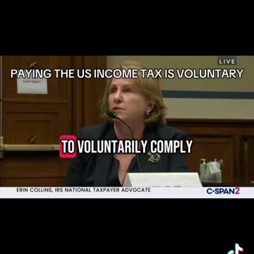 The U.S income tax is voluntary...