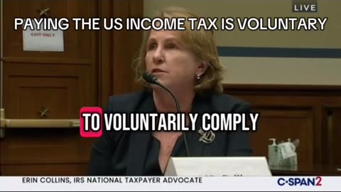 The U.S income tax is voluntary...