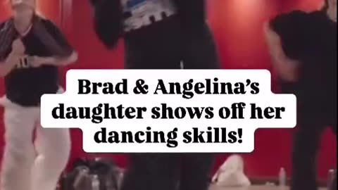 Brad and Angelina's daughter, Shiloh, shows off impressive dance moves