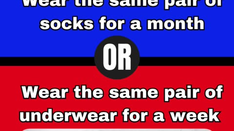 What would you rather prefer?