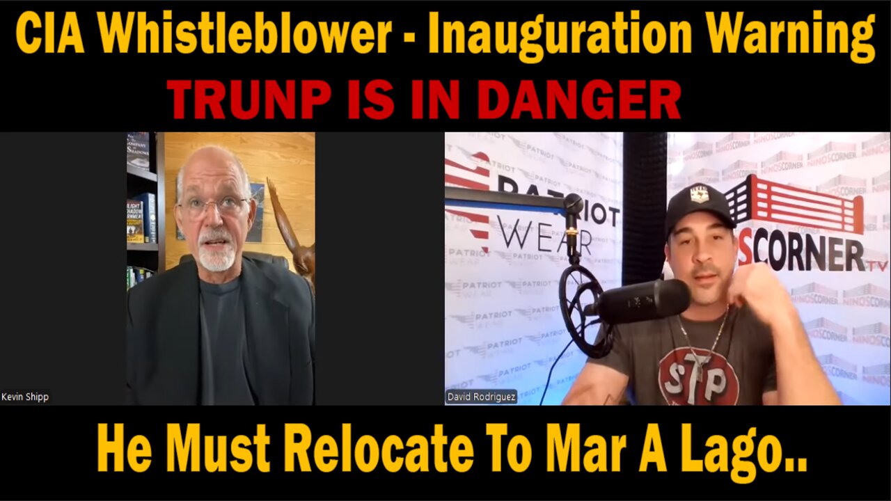 CIA Whistleblower - Inauguration Warning - TRUNP IS IN DANGER - He Must Relocate To Mar A Lago..