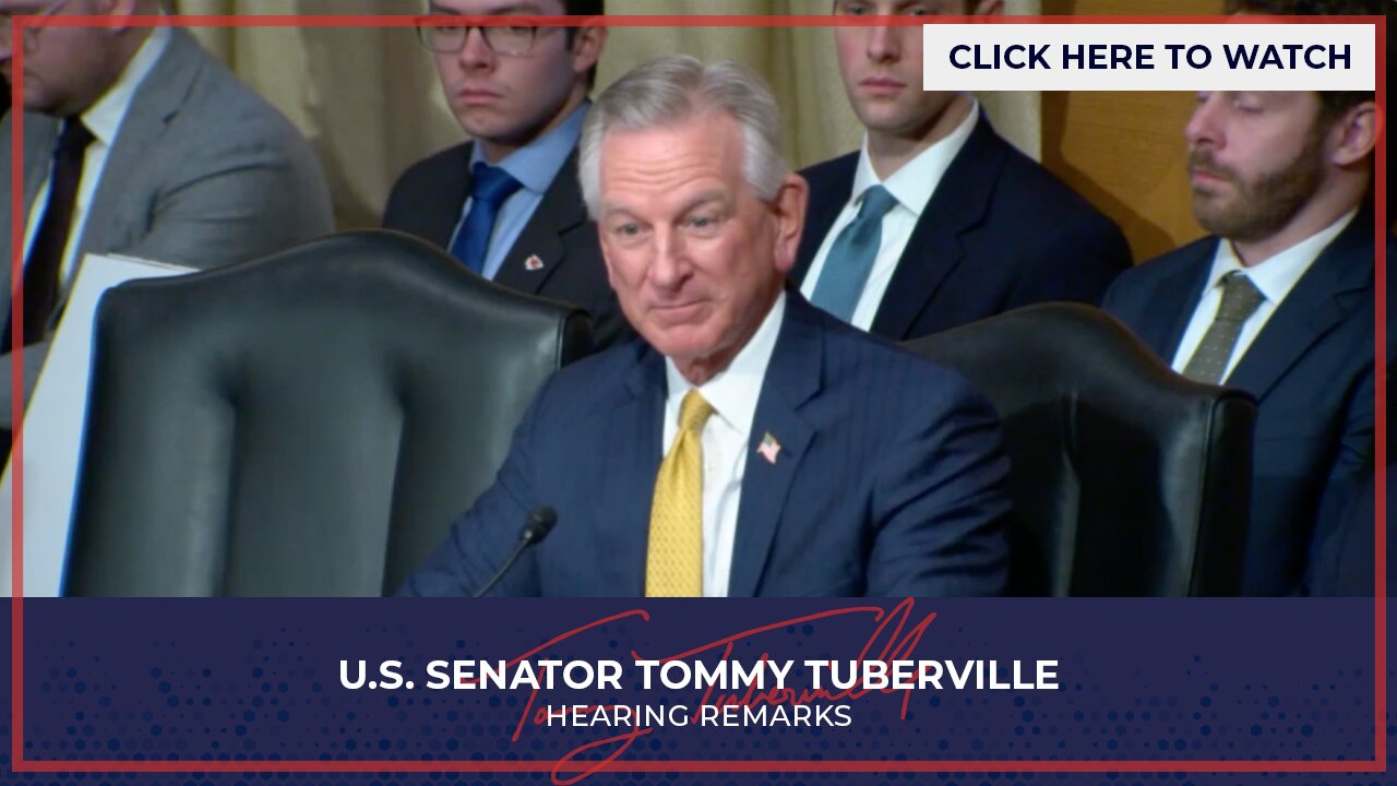 Senator Tuberville Questions Robert Kennedy Jr, Nominee for HHS