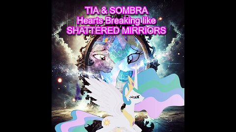 Celestia & Sombra "Hearts breaking like shattered Mirrors" / Dark New Retro Wave / Pony A.I. Music