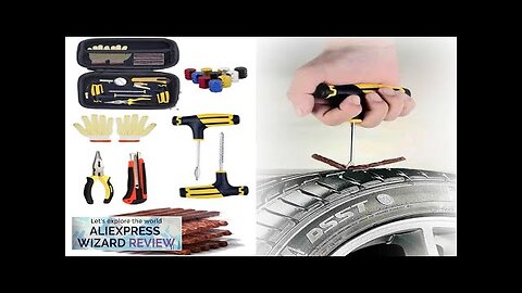 Car Tire Repair Kit Puncture Plug Tools Tyre Puncture Emergency for Tire Review