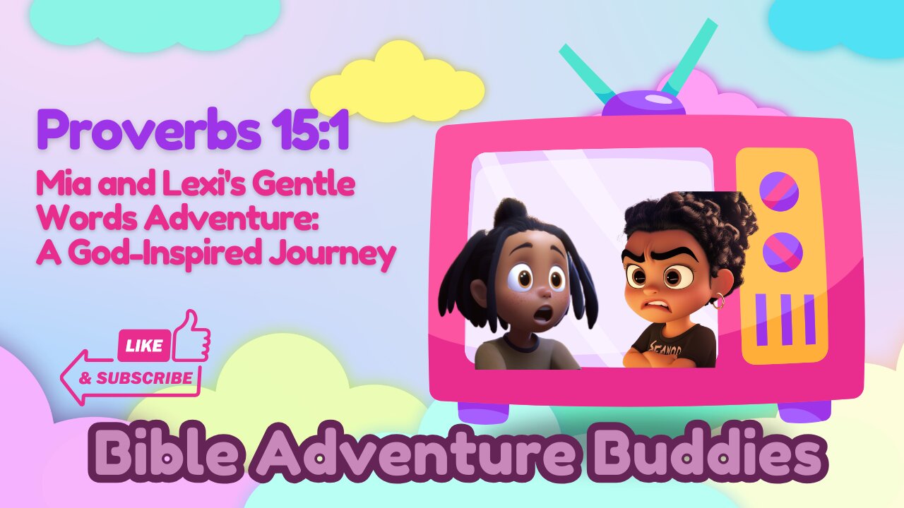 Proverbs 15:1 Mia and Lexi's Gentle Words Adventure: A God-Inspired Journey - kids bible lesson