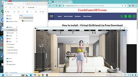 How to install - Virtual Girlfriend Lia Free Download