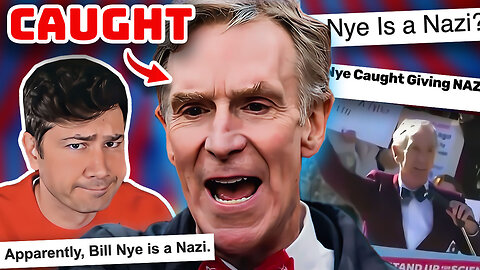 Bill Nye CAUGHT In “NAZI SALUTE” SCANDAL! Media SILENT!