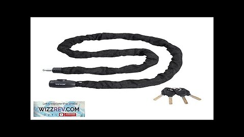 VEVOR Bike Chain Lock 5.91FT Heavy Duty Bike Lock Anti-Theft Bicycle Chain Review