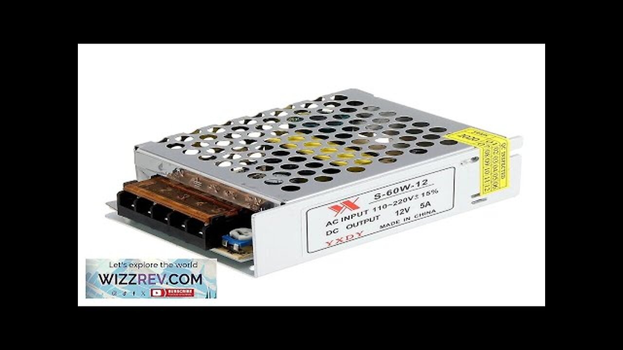 Geekcreit® AC 100-240V to DC 12V 5A 60W Switching Power Supply Module Review