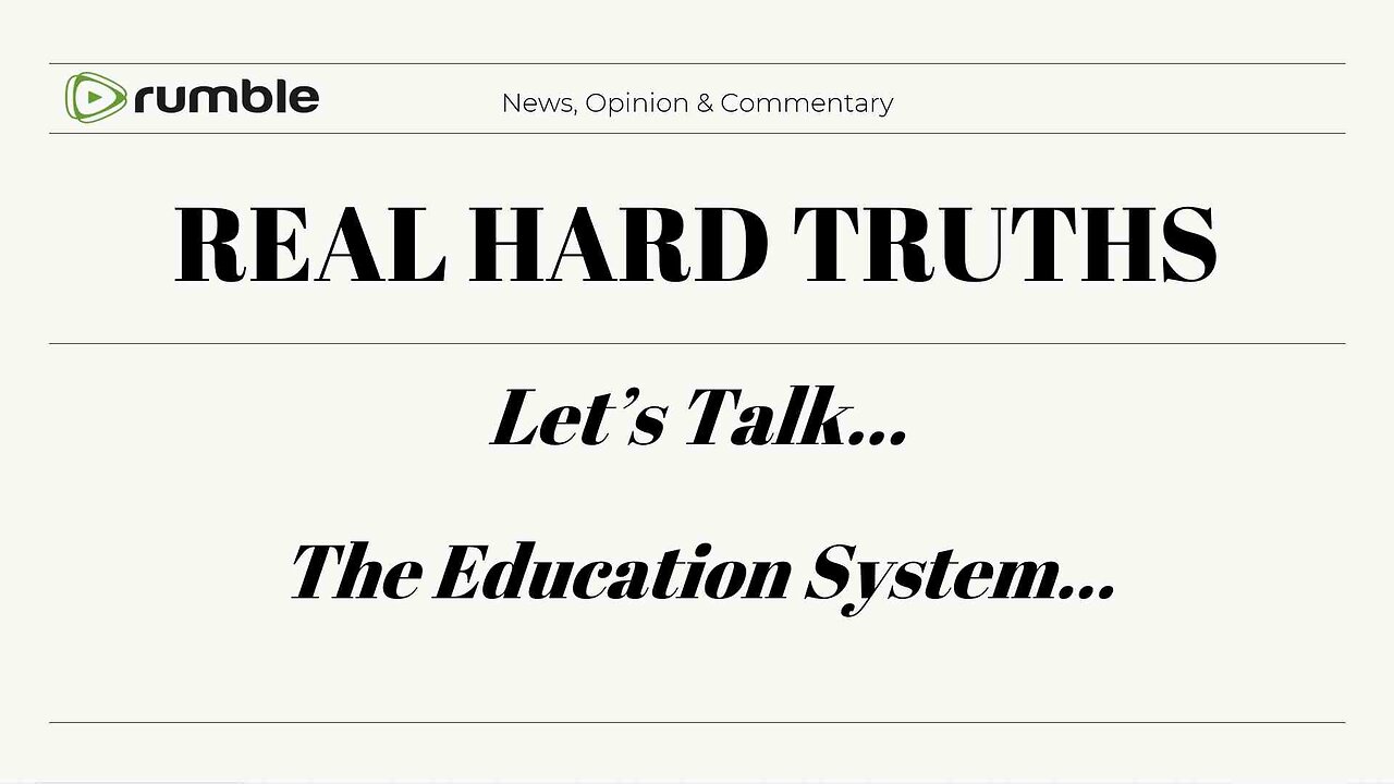 LIVE - The Educational System - 3/10/25
