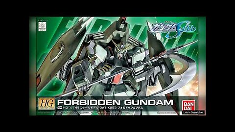 Gundam: HG 1/144 Scale Model Kit: R09 Forbidden Gundam Review